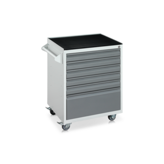 Workshop Trolley with 6 Drawers | Lockable Tool Trolley 200kg Load