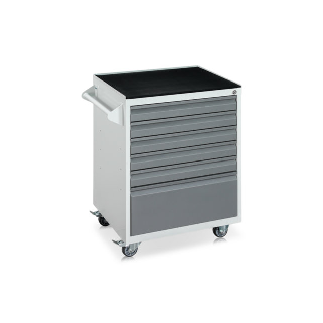 Workshop Trolley with 6 Drawers | Lockable Tool Trolley 200kg Load