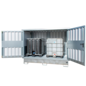 Hazardous Materials Depot GD-E | Galvanized Drum & IBC Storage Cabinet