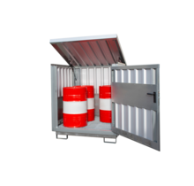 Hazardous Materials Depot GD-E | Galvanized Drum & IBC Storage Cabinet