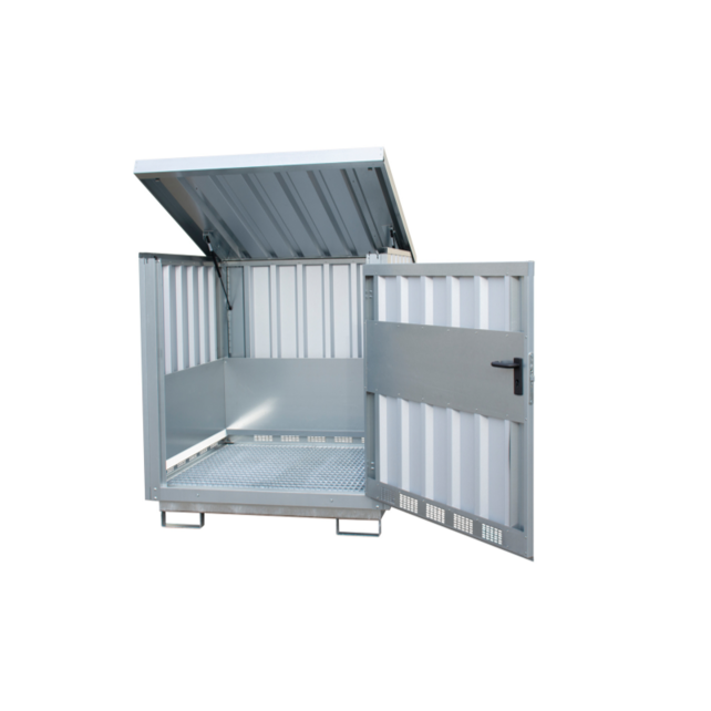 Hazardous Materials Depot GD-E | Galvanized Drum & IBC Storage Cabinet