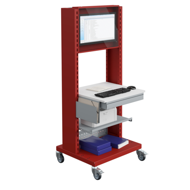 DIGIT Computer Station | Industrial Mobile Computer Workstation 200kg