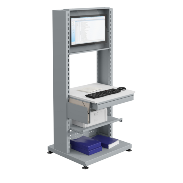 DIGIT Computer Station | Industrial Mobile Computer Workstation 200kg
