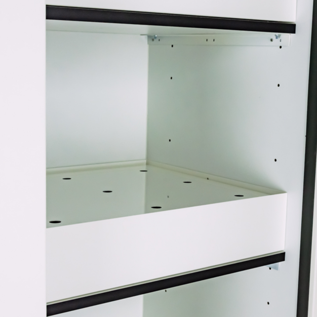 90-Minute Tall Safety Cabinet for Acids and Corrosives – 1950 × 635 × 620 mm