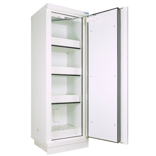 90-Minute Tall Safety Cabinet for Acids and Corrosives – 1950 × 635 × 620 mm