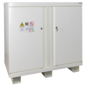 2-Door Working Cover Safety Cabinet Counter Height | Fire Rated 90 Minutes