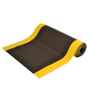 Switchboard Matting™ Diamond Class 2 Insulated Mats Electrical Safety Black/Yellow