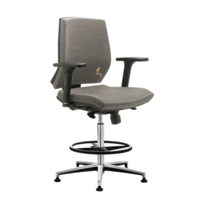 Ergonomic ESD -Certified Seating - With Footrest & Armrests
