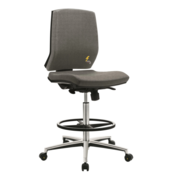 Ergonomic ESD -Certified Seating - With Footrest On Wheels