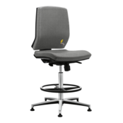 Ergonomic ESD -Certified Seating - With Footrest On Wheels