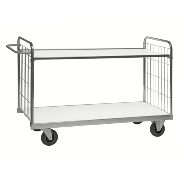 Flexible Shelf Trolley for order picking, 2 Shelves 300 kg Capacity