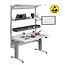Salesbridges Modulog 4.0 Full ESD Workstation  Height Adjustable Workbench From 763 to 1113mm