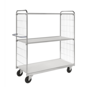 Flexible Shelf Trolley for order picking, 3 Shelves 300 kg Capacity