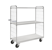 Flexible Shelf Trolley for order picking, 3 Shelves 300 kg Capacity