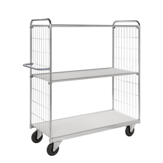 Flexible Shelf Trolley for order picking, 3 Shelves 300 kg Capacity