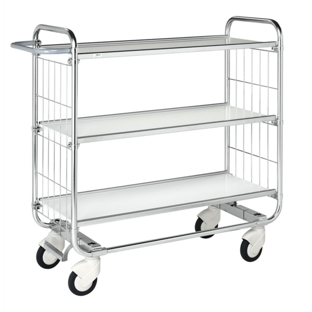 Serie 8000 Industrial 3-Shelf Trolley 250 kg