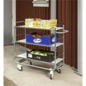 Serie 8000 Industrial 3-Shelf Trolley 250 kg