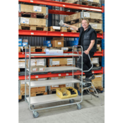 Serie 8000 Industrial 4-Shelf Trolley 250 kg