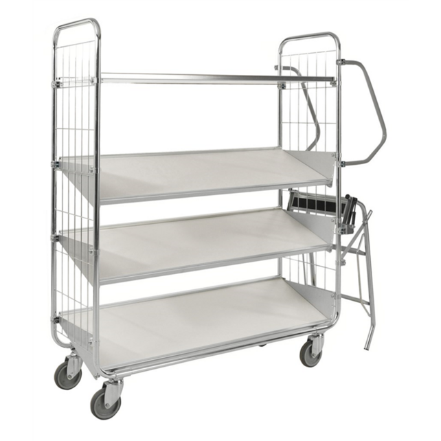 Serie 8000 Industrial 4-Shelf Trolley 250 kg