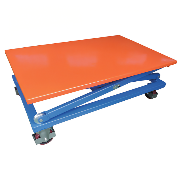 Spindle Crank Lift Table Mobile, 1200×800 mm, Capacity 350 kg, Max Height 1060 mm