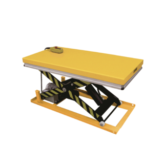 Stationary Lifting Table 1000 Kg - Platform 1200 mm x 800 mm, Yellow