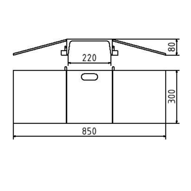 Heavy-Duty 40 Ton Hose and Cable Bridge with Galvanized Steel Construction