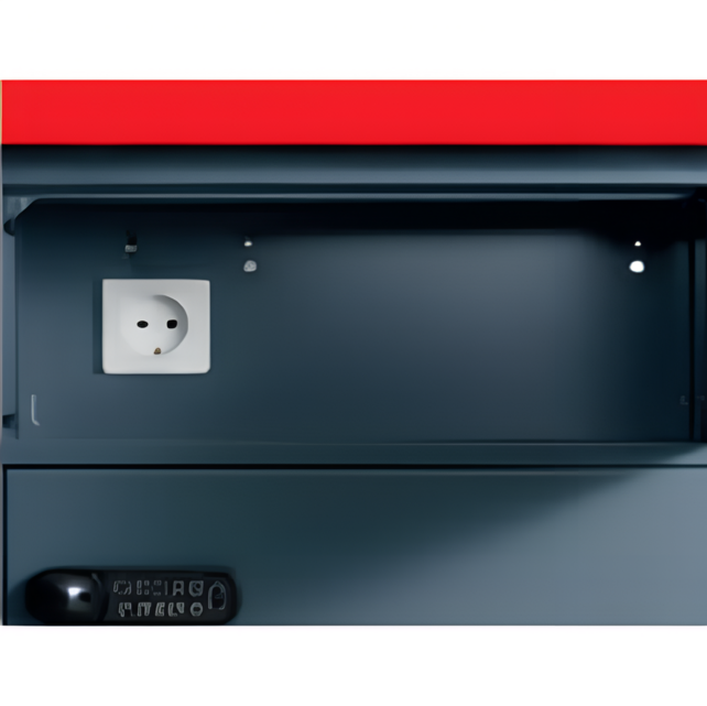 Outdoor Lithium‑Ion Battery Charging Safety Cabinet with Code Locks (4 or 8 Compartments) – CE / IEC/EN