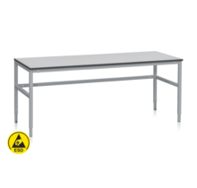 Workbench 2000x800 mm ESD – Manual height adjustment (730–980 mm), 300 kg capacity