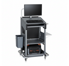 IT Trolley Power Pack Basic – Mobile 230V workstation with 2400Wh LMFP battery (8-hour shift)