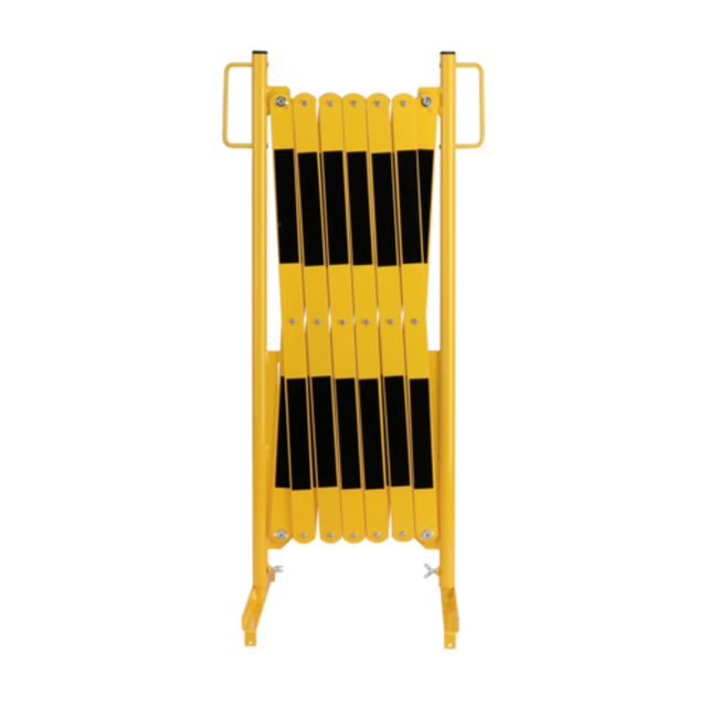 Expanding barrier 4 meters mobile 4000mm yellow/black