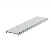 Gravity Box Roller Conveyor Set 2400x500 mm (Plastic Rollers) incl. Adjustable Support Leg 651–959 mm