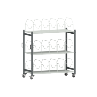 Cardboard Packaging Trolley 1500 – 1600 x 695 x 1595 mm – Load Capacity 200 kg