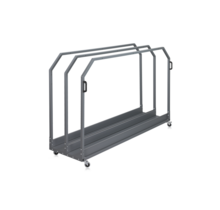 Cardboard Trolley Long 2300 mm – 2300 x 587 x 1456 mm – Steel Construction