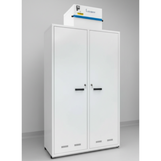 Chemical Safety Cabinet with Filtration – 2 Doors, 2 Compartments , 2135 x 1110 x 545