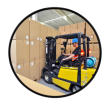 Everest Mirror- Acrylic -Round- for indoor use, with telescope fixing, Up to 80 cm