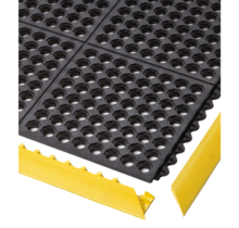 Cushion Ease™ Nitrile Modular Mats Black