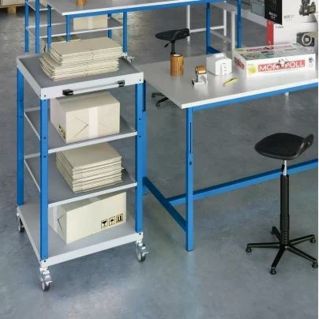 Workshop Trolley  3 LEVELS W700 P1215 H910