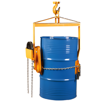 Vertical  210 L Steel Drum Lifter With Chain Loop