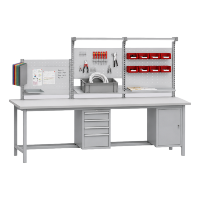 Large Modular ESD Electronics Workstation for Industrial & Technical Applications – 2000mm & 2400mm