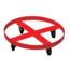 Salesbridges Steel Drum Dolly for 210L Drum  ⌀ 60cm 410 Kg - Red