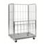 Salesbridges Maxi Steel Roll Container with 4 Sides Galvanized 1200x800x1800 mm