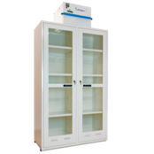 2-Glass-Door Tall Safety Cabinet with Filtration – 2 Compartments