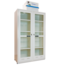 Salesbridges 2-Glass-Door Tall Safety Cabinet with Filtration – 2 Compartments