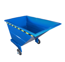 Chip Container 400L (14 cu ft)with wheels Tipper Container manual CW-model
