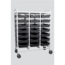 Salesbridges BIN TROLLEY – Tray and Bin Trolley with 21 Shelves - 150 kg Capacity