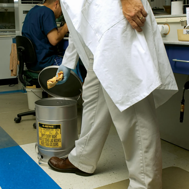 SoundGard™ Oily Waste Cans – Quiet-Closing Safety Waste Containers