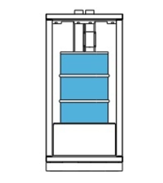 90-Minute Fire Resistant Safety Cabinet for 1 Drum