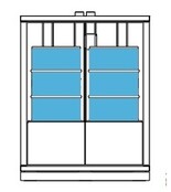 90-Minute Fire Resistant Safety Cabinet for 2 Drums