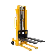 Manual Stacker 1000kg Capacity, 2500mm Lift Height – Duplex 2-Stage Mast