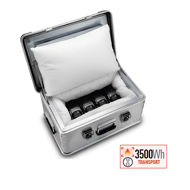 Safety Transport Case for Lithium-ion Batteries 3500 Wh – UN & ADR Certified